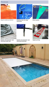Cubierta de Piscina Resistente y Confiable para Piscinas, Resistente a los Rayos UV, Resistente a la Intemperie, Inflable, Fácil de Instalar, Seguridad Duradera para la Piscina - Product Image 4