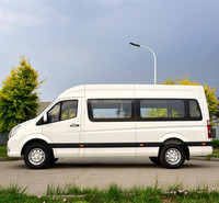 Nouveau minibus Foton avec 16 places, toit haut et moteur diesel Cummins, direction à gauche, transmission manuelle, prix