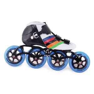 Heiß verkaufte Outdoor-Kinder-und 4 Rollschuhe Inline-Skates für Erwachsene, Kohlefaser-Inline-Rollschuhe