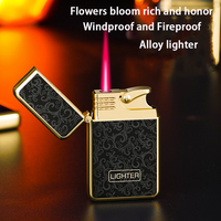 Briquet à gaz rechargeable classique DEBNAG 2025, coupe-vent, portable, durable, logo personnalisé, sécurité, nouveau, alliage de zinc pour fumer