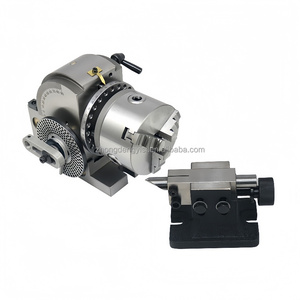 Juego de cabezales divisorios semiuniversales de precisión con placas de indexación de contrapunto de mandril de 3 mordazas para fresar, taladrar, máquinas herramientas CNC - Product Image 6