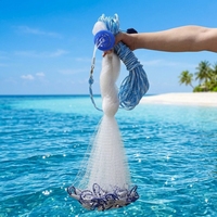 Équipement de lancer de qualité professionnelle, filet de pêche américain haute résistance, lest en plomb américain pour eau salée et eau douce, appât à lancer à la main
