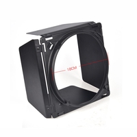 DENGWEI, puerta de granero de aleación de aluminio de 7 pulgadas, rejilla de nido de abeja, filtros de Gel de 3 colores, accesorios de estudio fotográfico de fotografía mejorados