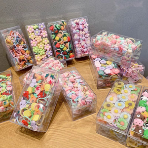 24 Grid <b>Bead</b> Children's Toy DIY Jewelry Making <b>Set</b>, with Headband, Used for Candy <b>Bead</b> Decoration, with Colored Acrylic <b>Bead</b> <b>Set</b> - Product Image 6