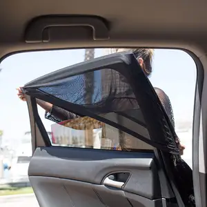 Autopect-parasol para ventana lateral, pantalla de calcetín, bloqueador de sombra, rayos solares para mantener el Interior del coche fresco y cómodo, 3 parasol para coche 4