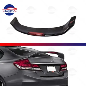 Factor sale ABS Spoiler Wing with LED Brake Light Lamp Black Fit for 2012 2013 2014 2015 Honda Civic 4-Door Sedan