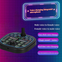 Mini changeur de voix portable avec 8 effets sonores, dissimulateur de voix pour téléphone iOS Android, streaming en direct, jeux en ligne