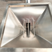 Mélangeur à ruban horizontal en acier inoxydable pour poudre de détergent, savon et sel minéral sec, avec chauffage intégré