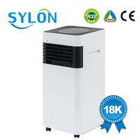 Climatiseur portable intelligent 18000 BTU, unité de climatisation mobile pour maison intelligente, climatiseur sur pied compatible avec les tensions 110V - 240V