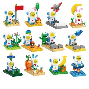 Moyu Microdeeltjesspeelgoed Vrijetijdsmozaïek Diy Mini-Bouwstenen 95007-95030 Astronautenserie Voor Educatief Kinderspeelgoed