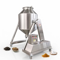 Mélangeur de tambour de qualité alimentaire en acier inoxydable pour le mélange de feuilles de thé noir, d'épices et de poudres sèches