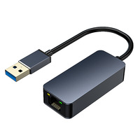 Adaptador USB C a Ethernet, Conversor de Red LAN Gigabit para Computadora Portátil/de Escritorio, Externo, en Stock