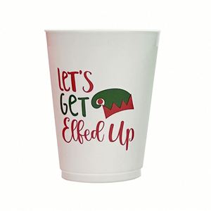 Eco-Friendly Recyclable Custom Logo Silk Screen Printed <b>Plastic</b> Stadium Mood Color Cups Promotional <b>Drinkware</b> for Advertising - Product Image 2