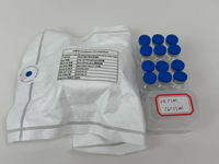 Flacon en verre borosilicate transparent stérile pour injection, fabriqué en usine
