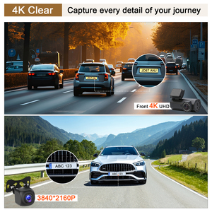 Cámara <span class=keywords><strong>de</strong></span> Coche Universal Delantera/Trasera 4K, Cámara <span class=keywords><strong>para</strong></span> Vehículos con Control Inalámbrico por WiFi y Aplicación, Visión Nocturna, WDR, Modo <span class=keywords><strong>de</strong></span> Estacionamiento 24/7 - Product Image 5