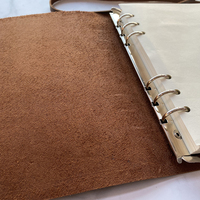 Agenda à feuilles mobiles en cuir Crazy Horse fait main, personnalisé, classique, format A5, journal de voyage vintage, carnet d'écriture rechargeable