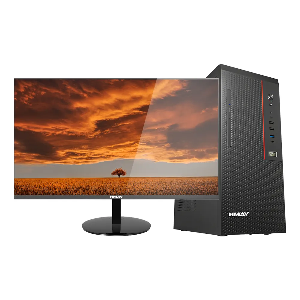 Hay Custom Business Desktop Bezel Design Met Core I7 Intel H470 Chipset 8Gb Ddr4 Ram 256 Mb Videogeheugen