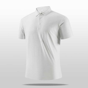 Men's Ice <b>Silk</b> Short Sleeve Polo Shirt Nylon Quick Dry Summer Workwear - Product Image 4