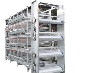 In vendita gabbia per batteria completamente automatica gabbia per polli da carne tipo H gabbia per polli da carne per sistema di allevamento di pollame agricolo - Product Image 1