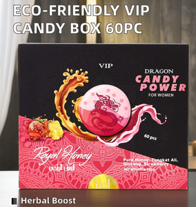 Custom Newest Design Packing Box for Organic Honey Candy Power Organic Candy Power Candy <strong>Black</strong> Horse Honey - Product Image 6