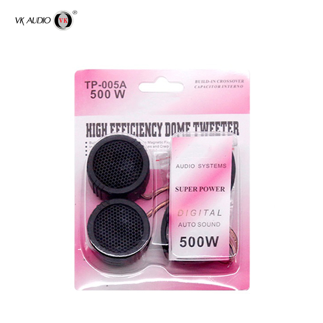 New High Power TP-005A Silk Dome Tweeter DC 12V 40W RMS Universal Fitment Car Audio Speaker