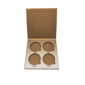 Caja de Cosméticos con Diseño Personalizado, Papel Texturizado, Embalaje Magnético de Cartón, Caja de Maquillaje Vacía, Caja para Paleta de Sombras de Ojos - Product Image 4