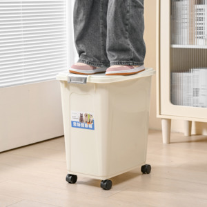 Tốt nhất kín cán khô lưu trữ <span class=keywords><strong>container</strong></span> cho mèo và thức ăn cho chó XL Thêm lớn <span class=keywords><strong>15kg</strong></span> 20kg Công suất tiêm PP nhựa - Product Image 2