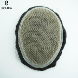 ツーピーウィッグレース薄肌MレースレミーヘアインドシルクベースクロージャーPUテクニック - Product Image 5