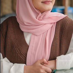 2022 Sping新ファッションインスタントマグネットシフォンスカーフイスラム教徒の女性ファッションアクセサリーその他スカーフショール - Product Image 2