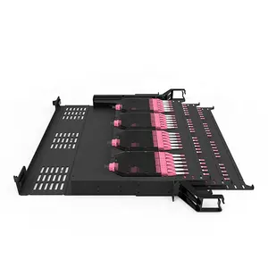 High Density 1U 144c Fiber Patch Panel MTP MPO Fiber Optic Distribution Frame 96C odf Fiber Optic Cable Terminal Box