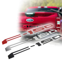 Haute qualité Chrome ABS Badge emblème voiture autocollant 3D surélevé hayon décalcomanie lettres pour Ford F150 F-150 2018-2020 ramassage en plastique