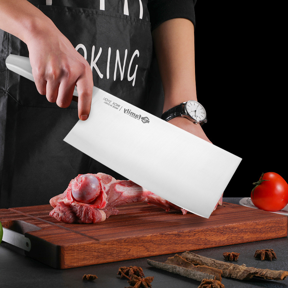 Хит продаж, кухонный нож из стали 7,5 дюймов с полой ручкой, шеф-повар, мясорубка для овощей, мясорубка, кухонная утварь для дома