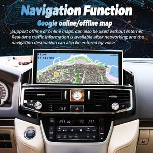 Autoradio Android avec écran tactile 12,3 pouces pour TOYOTA LAND CRUISER 200 LC200 LC300 2016-2020 Lecteur multimédia vidéo GPS automobile - Product Image 3