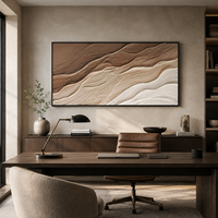 Peinture sur toile moderne abstraite Vague marine, Art mural texturé 3D de haute qualité, Paysages marins naturels, Tableau mural à suspendre pour hôtels