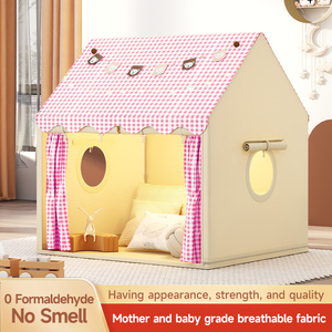 Factory New Style Pink Checkered Large House <strong>Tent</strong> for <strong>Children</strong> Outdoor&amp;Indoor Play and Parties Kids Perfect Indoor Outdoor <strong>Tent</strong> - Product Image 5