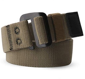 Erkek elastik streç naylon web kot kemer açık rahat kemer ile katı ayarlanabilir toka - Product Image 3