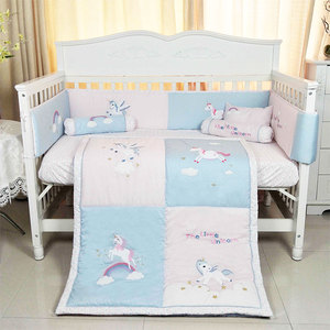 Super cute morbida di cotone in stile Americano culla paraurti <span class=keywords><strong>set</strong></span> - Product Image 1