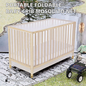Kelambu Bayi Lipat Portabel Ukuran King, Tenda Tempat Tidur Bayi, Kelambu Anti Nyamuk untuk Penggunaan di Rumah - Product Image 3