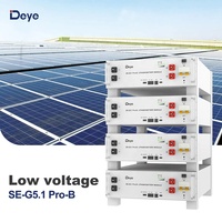 Batteries au lithium-ion Deye ESS SE-G5.1 Pro-B, batterie solaire 51,2 V 100 Ah 5,12 kWh, Powerwall, batterie solaire domestique, système de maison