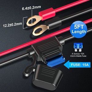 12V-24V 4-Socket 4 USB ổ cắm QC3.0 + PD 3.0 xe USB sạc xe hơi Thuốc lá nhẹ hơn Splitter USB điện thoại Sạc Adapter - Product Image 6