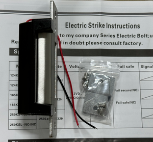 Cerradura de puerta eléctrica mejorada 2025 para sistema de Control de acceso de puerta Fail-Secure/Fail-Safe ajustable (voltaje de entrada 12VDC) - Product Image 3