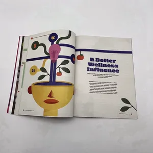 Revista personalizada impressão fábrica catálogo do produto impressão atacado impressão serviços