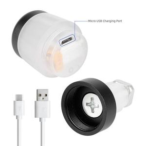 Feux de signalisation de sécurité LED rechargeables par USB pour extrémités de guidon de vélo, pour poignées de guidon de 22 mm - Product Image 3