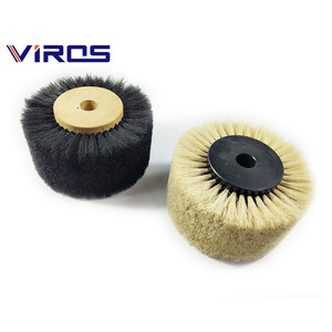 Rouleau de brosse en poils de porc personnalisé par le fabricant pour machine à cirer les chaussures/brosse à polir le cuir - Product Image 4