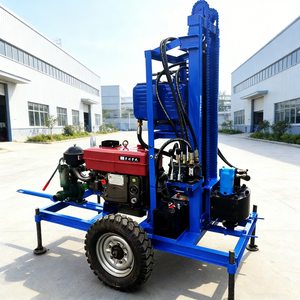 Буровая установка для водяных скважин с бензиновым/дизельным двигателем, портативная, напрямую от производителя, глубина бурения до 180 м, мини, максимальная глубина бурения 150 м - Product Image 6