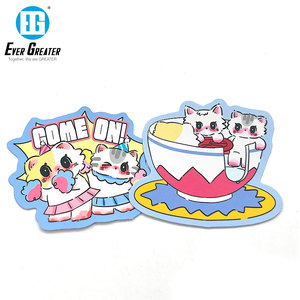 Autocollant dessin animé pour animaux de compagnie en gros prix d'usine Kawaii petit chat mignon Meme autocollant bricolage artisanat enveloppe décoration étanche - Product Image 2