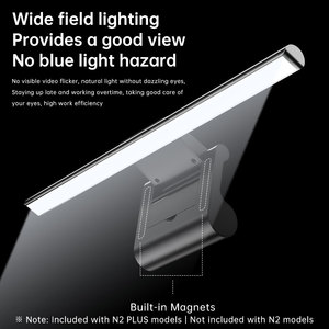 Lampe de lecture portable à suspendre, tactile, 3 températures de couleur réglables, LED à intensité variable, protection des yeux, barre lumineuse pour ordinateur portable - Product Image 3