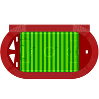 Césped Artificial de Filamento de PE Duradero Meisen para Parques, Escuelas, Gimnasios, Techos, Jardines, Patios de Recreo, Superficies Deportivas de Fútbol al Aire Libre
