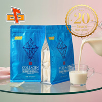 Sachet de boisson transparent personnalisé à 8 soudures latérales, emballage assorti, fermeture éclair refermable, fond plat carré, directement de l'usine