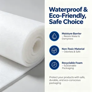 Food Grade Safe EPE <b>Foam</b> Roll Odorless EPE Roll For Fruit And Vegetable Fresh Protection Wrap - Product Image 1